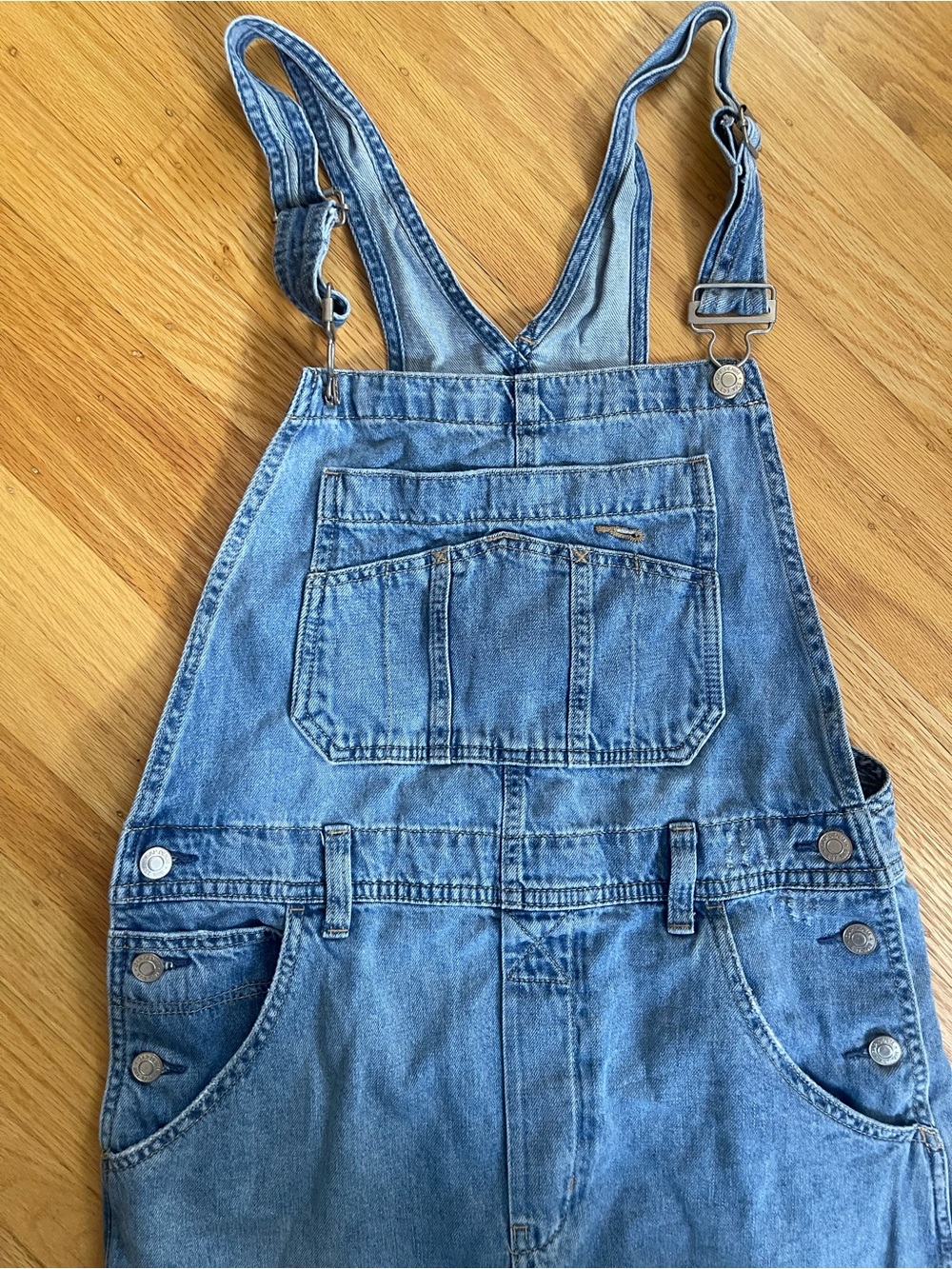 GAP Light Blue Denim Overalls - Relaxed Fit - Picture 2 of 4